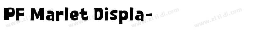 PF Marlet Displa字体转换